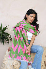 Ombré London Together Scarf - Pink/Green