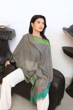 Ombré London Soft Checks Scarf - Green