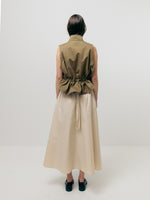 Emin + Paul Utility Vest Jacket - Khaki