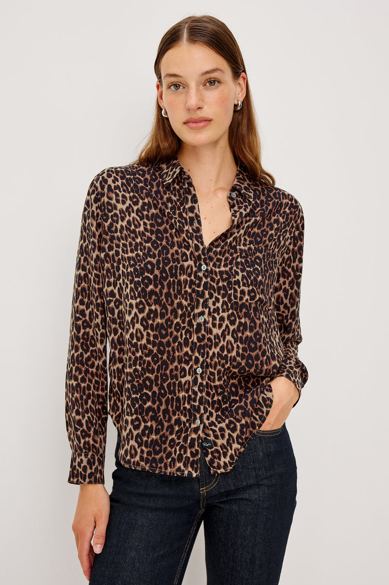 Rails Josephine Shirt - Brown Nala