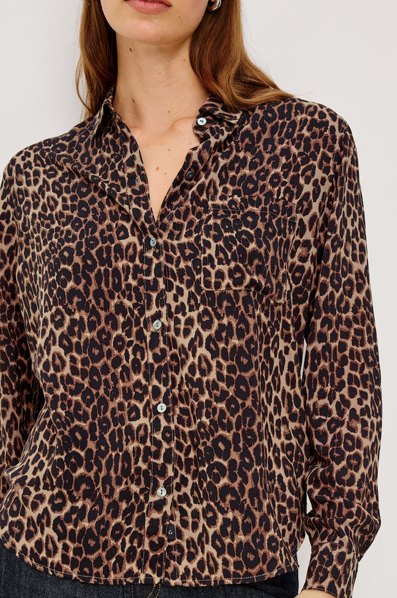 Rails Josephine Shirt - Brown Nala