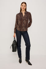 Rails Josephine Shirt - Brown Nala