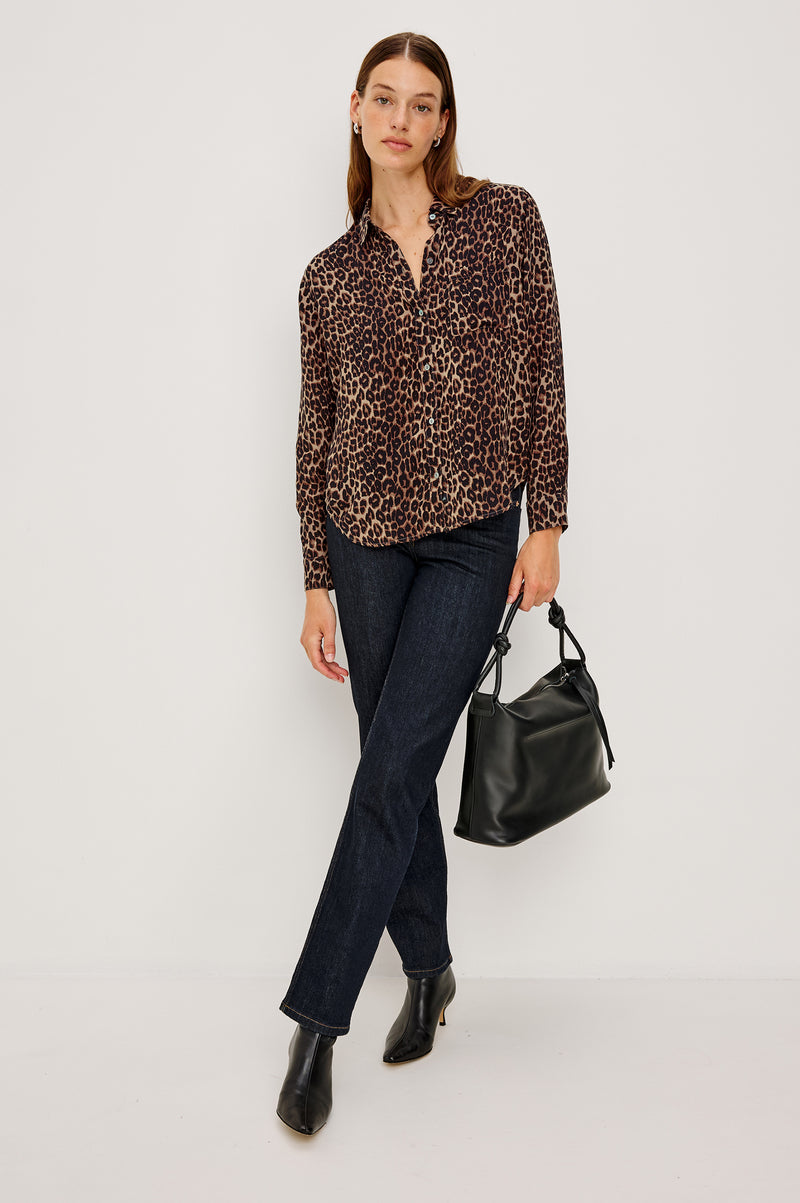 Rails Josephine Shirt - Brown Nala