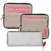 Donna May London Jewellery Wallet - Silver Faux Leather
