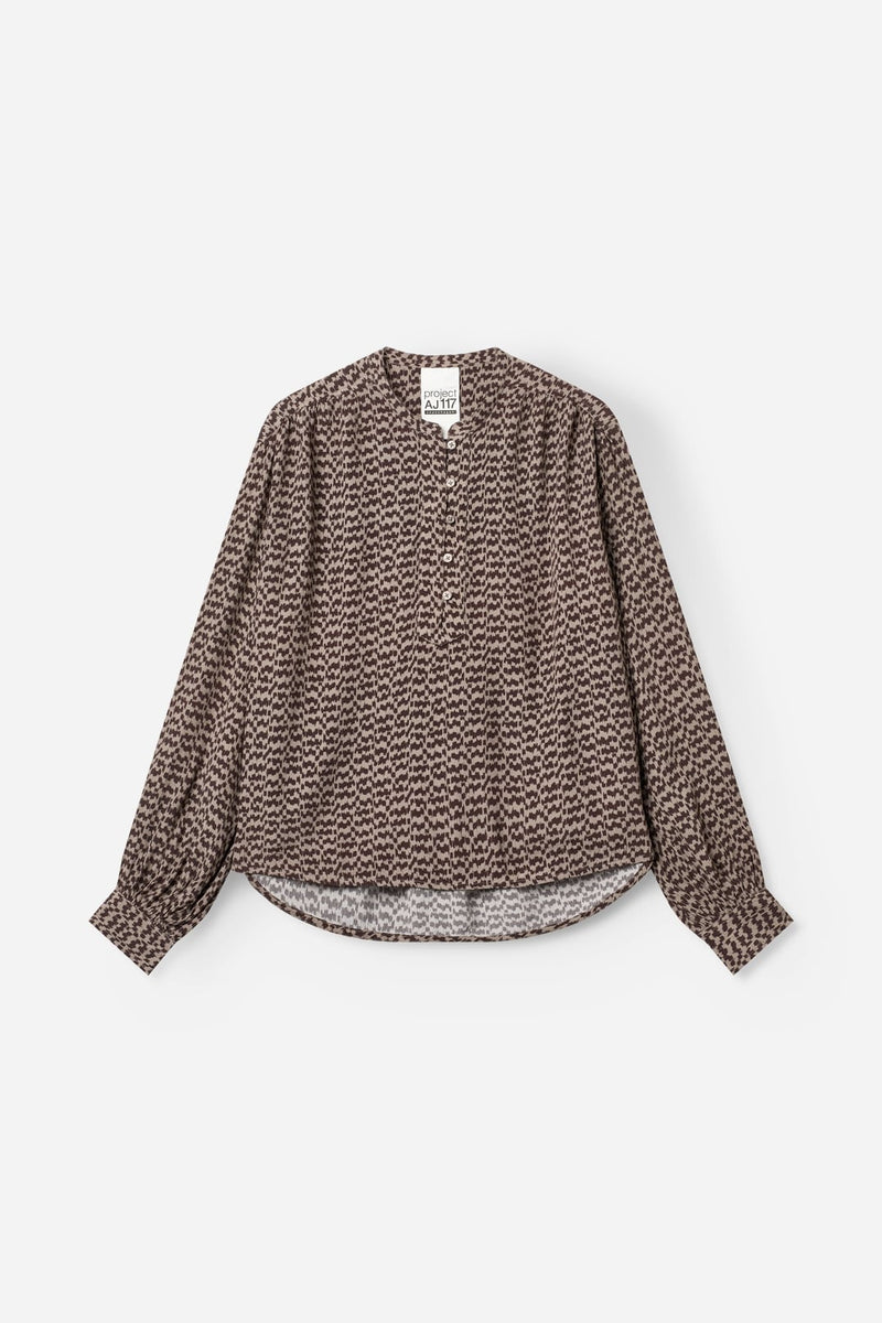 Project AJ Katlyn Blouse - Coffee