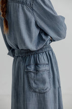 Project AJ117 Kirsa Denim Shirt - Dark Indigo