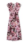 Rails Court Dress - Magenta Verbena