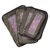 Donna May London Set of 4 Compression Packing Cubes – Khaki With Pink Leopard Interior