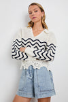 Rails Louise Sweater - Wave Stripe