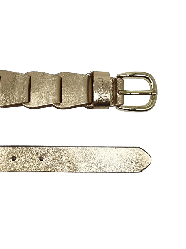 Nooki Lana Leather Belt - Gold