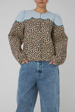 Stella Nova Leopard Jacket With Clouds - Leopard