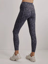 Varley Let's Go Running Legging - Ebony Blue Cheetah