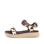 Woden Line Sandals - Cow Animal Print