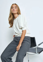 Minus Liva Knit Tee - Broken White