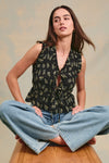 Rails Martine Top - Dark Amaryllis