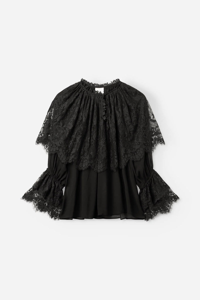 Project AJ Minnie Lace Blouse - Black