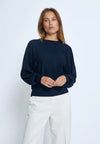 Minus Dana Bat Sleeve Knit Pullover - Black Iris (Navy)