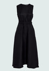Minus Sabbi Midi Linen Dress - Black