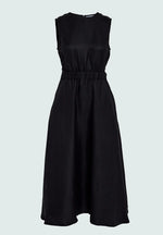 Minus Sabbi Midi Linen Dress - Black