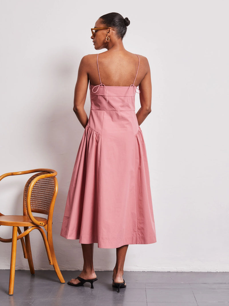 Vivere Mabel Sundress - Dusty Rose