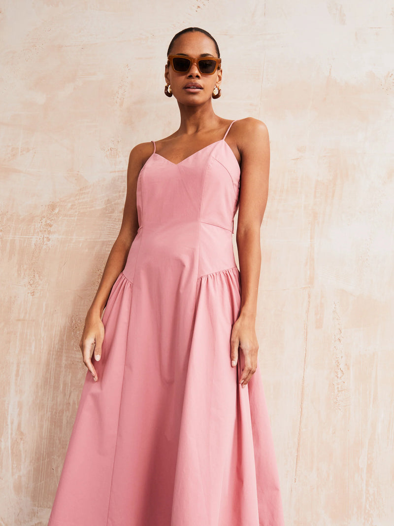 Vivere Mabel Sundress - Dusty Rose