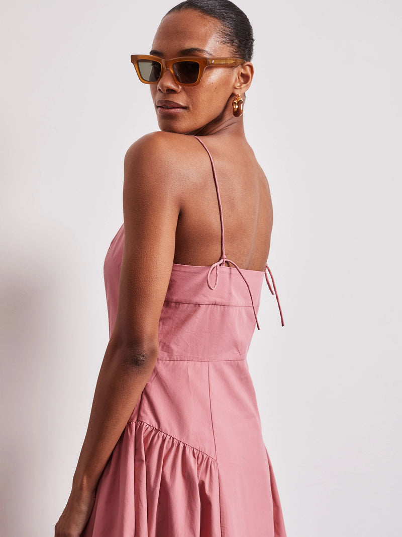 Vivere Mabel Sundress - Dusty Rose