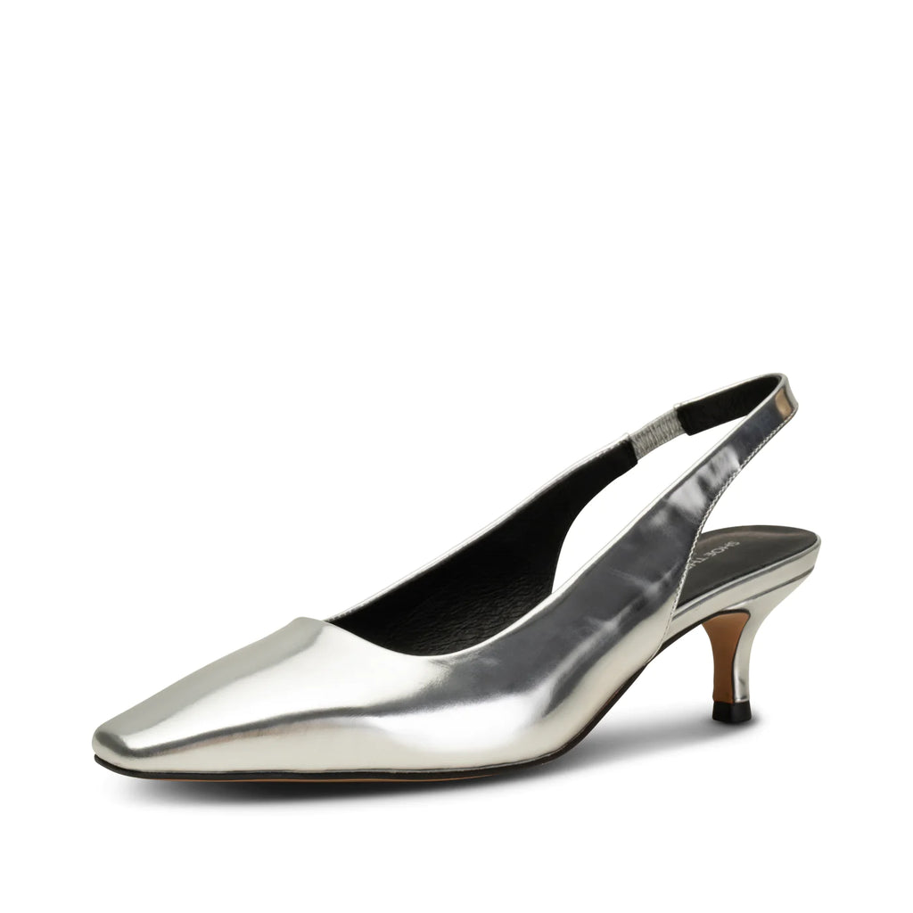 Shoe The Bear Maxine Sandal Leather - Silver Metallic