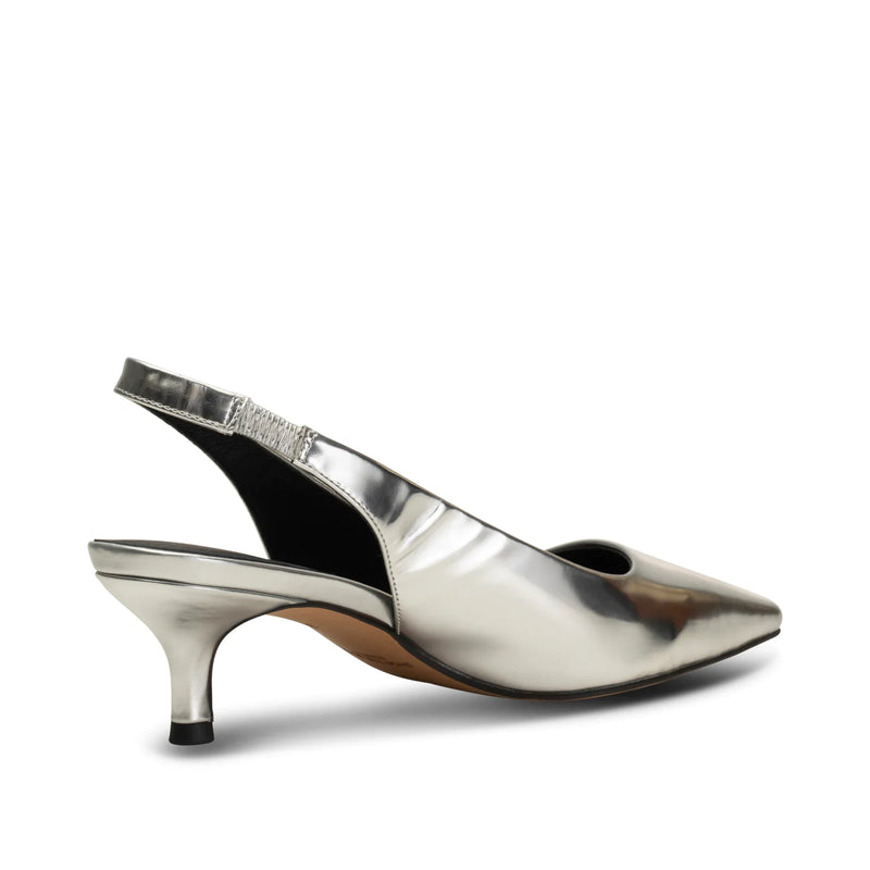 Shoe The Bear Maxine Sandal Leather - Silver Metallic