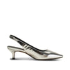 Shoe The Bear Maxine Sandal Leather - Silver Metallic