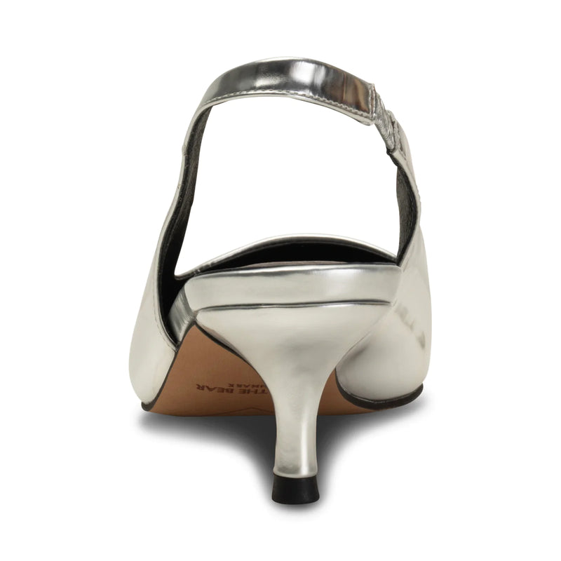 Shoe The Bear Maxine Sandal Leather - Silver Metallic