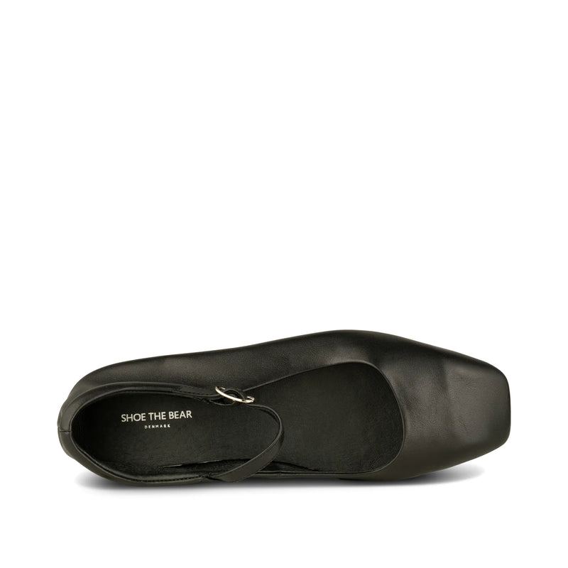 Shoe The Bear Maya Ballerina Leather Shoe - Black