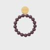 Vanessa Baroni Mini Beads Flex Bracelet - Aubergine