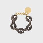 Vanessa Baroni Small Turtle Bracelet - Dark Brown Marble