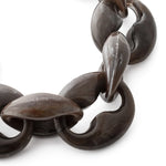 Vanessa Baroni Small Turtle Bracelet - Dark Brown Marble