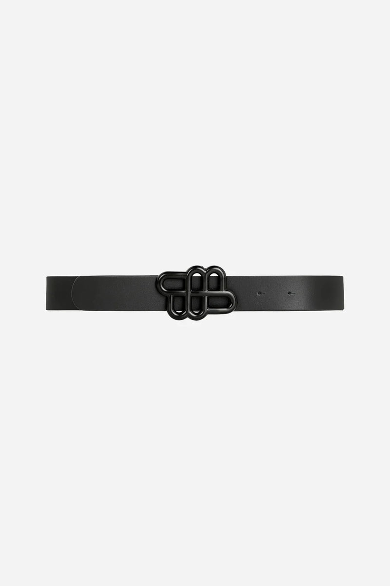 Munthe Matter Belt - Black Leather