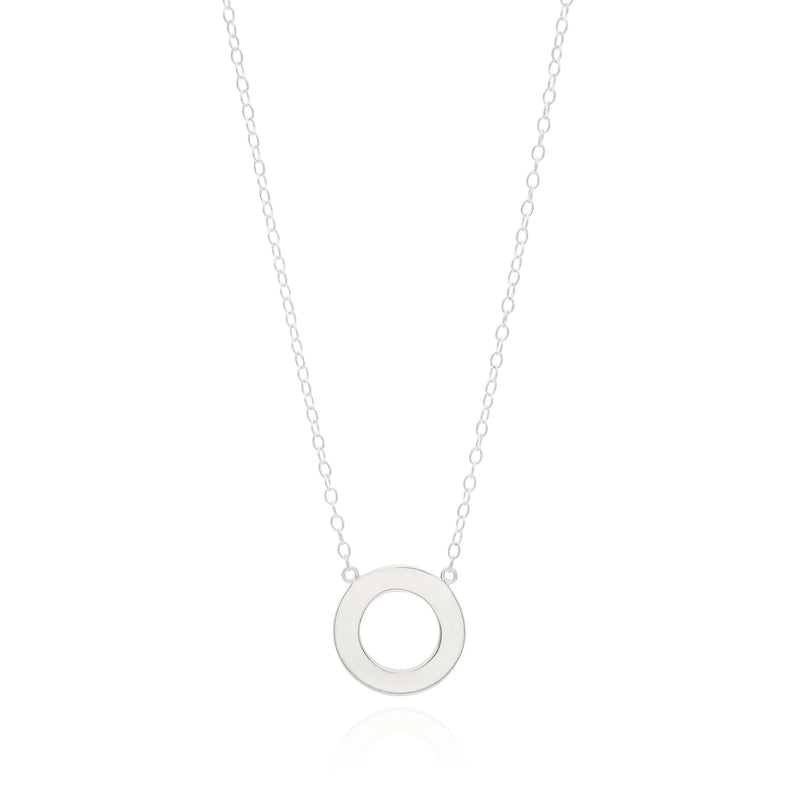 Anna Beck Classic Open Circle Necklace - Gold/Silver