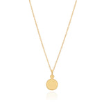 Anna Beck Pink Ruby Circle Pendant Necklace - Gold