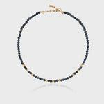 Anna Beck Dumortierite Beaded Necklace - Gold