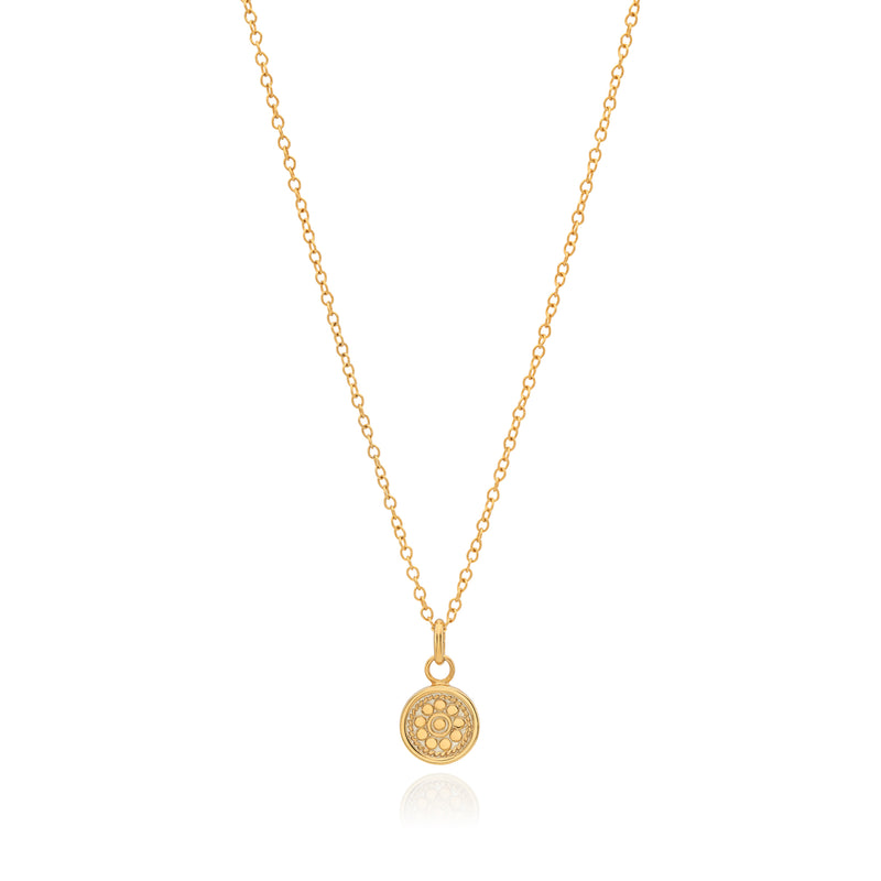 Anna Beck Small Circle Pendant - Gold