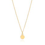 Anna Beck Small Circle Pendant - Gold