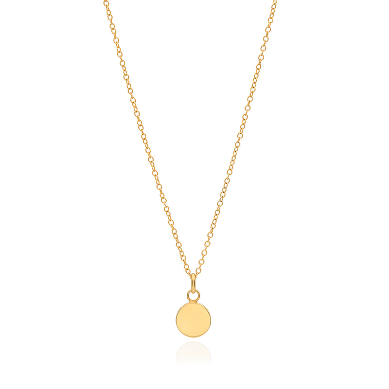 Anna Beck Small Circle Pendant - Gold