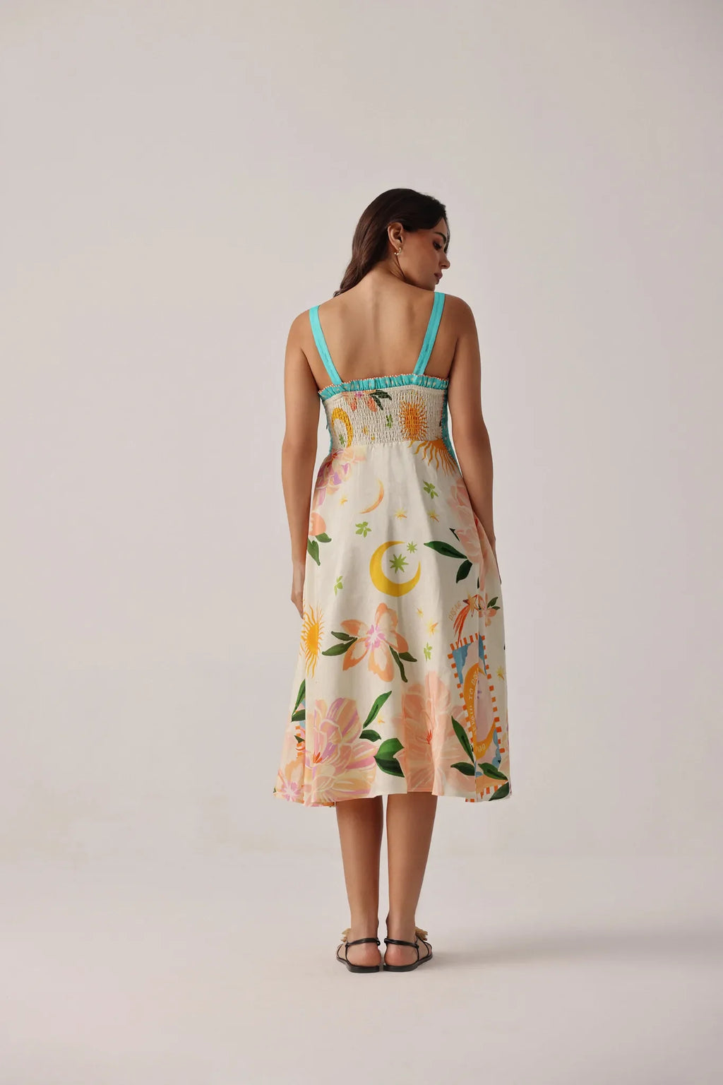 NOIB Nora Midi Dress - Azure