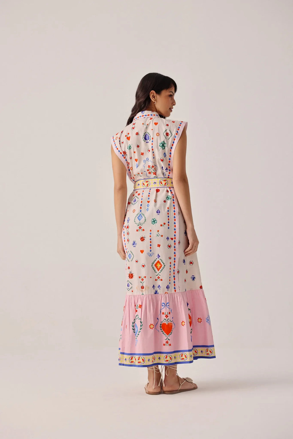 NOIB Vega Maxi Dress - Pink Multi
