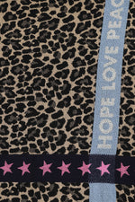Ombre London Love Hope Happiness Scarf - Blue