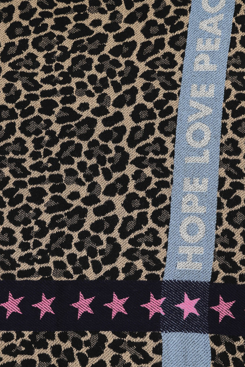 Ombre London Love Hope Happiness Scarf - Blue