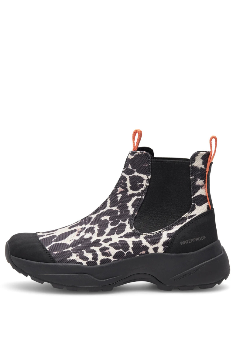 Woden Siri Leo Waterproof Boot - Leopard