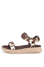 Woden Line Sandals - Cow Animal Print