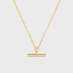 Orelia Chunky T-Bar Necklace