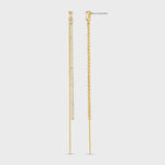Orelia Baguette & Crystal Fine Drop Earrings