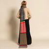 Green Thomas Pixel Blanket Scarf - Camel Poppy